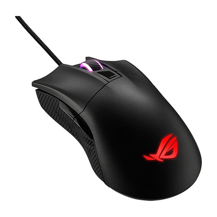 ASUS ROG Gladius II Core Ratón Gaming Negro - 90MP01D0-B0UA00