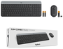 Logitech MK470 Slim Combo Teclado y Ratón Inalámbrico Grafito QWERTY Español