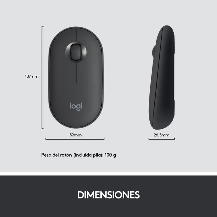 Logitech MK470 Slim Combo Teclado y Ratón Inalámbrico Grafito QWERTY Español Logitech MK470 Slim Combo Teclado y Ratón Inalámbrico Grafito QWERTY Español