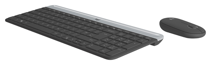 Logitech MK470 Slim Combo Teclado y Ratón Inalámbrico Grafito QWERTY Español Logitech MK470 Slim Combo Teclado y Ratón Inalámbrico Grafito QWERTY Español