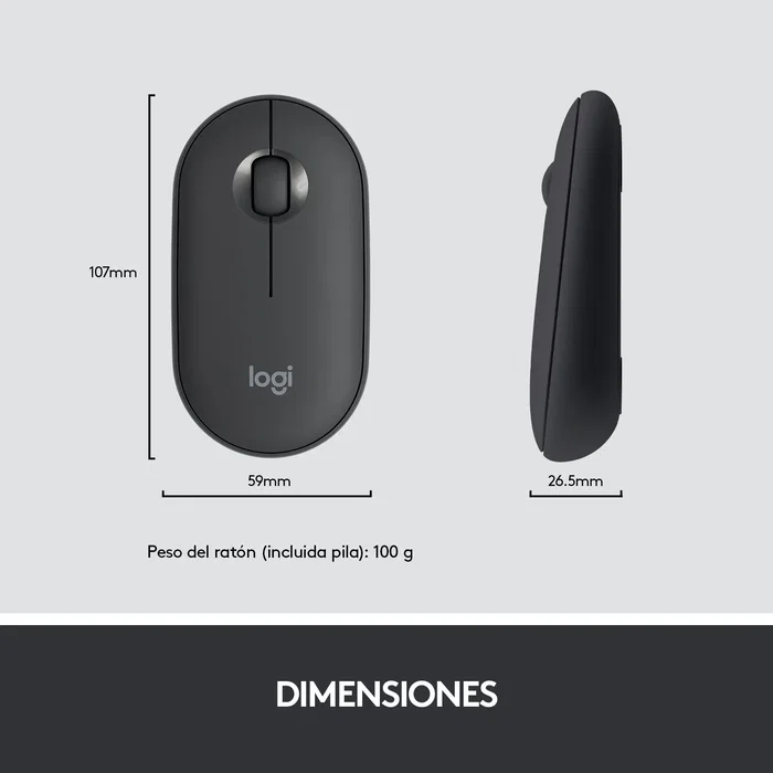 Logitech Slim MK470 Combo Inalámbrico Grafito con Teclado Español Logitech Slim MK470 Combo Inalámbrico Grafito con Teclado Español