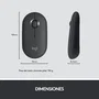 Logitech Slim MK470 Combo Inalámbrico Grafito con Teclado Español