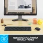 Logitech Slim MK470 Combo Inalámbrico Grafito con Teclado Español
