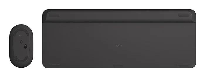 Logitech Slim MK470 Combo Inalámbrico Grafito con Teclado Español Logitech Slim MK470 Combo Inalámbrico Grafito con Teclado Español