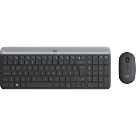 Logitech MK470 Teclado Español QWERTY y Ratón USB Grafito 920-009198