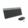Logitech MK470 Slim Combo Teclado y Ratón Inalámbrico Grafito QWERTY Español