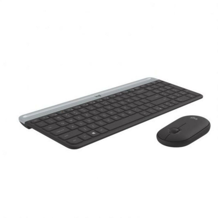 Logitech MK470 Slim Combo Teclado y Ratón Inalámbrico Grafito QWERTY Español Logitech MK470 Slim Combo Teclado y Ratón Inalámbrico Grafito QWERTY Español