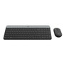Logitech MK470 Slim Combo Teclado y Ratón Inalámbrico Grafito QWERTY Español