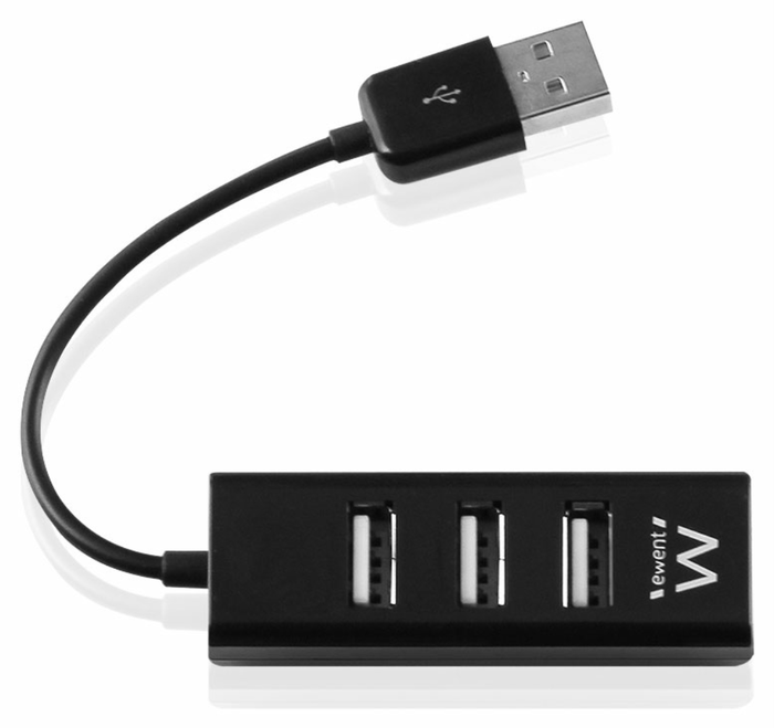 Ewent Hub EW1123 con 4 puertos USB 2.0 Negro Ewent Hub EW1123 con 4 puertos USB 2.0 Negro