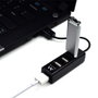 Ewent Hub EW1123 con 4 puertos USB 2.0 Negro