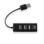 Ewent Hub EW1123 con 4 puertos USB 2.0 Negro