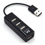 Ewent Hub EW1123 con 4 puertos USB 2.0 Negro