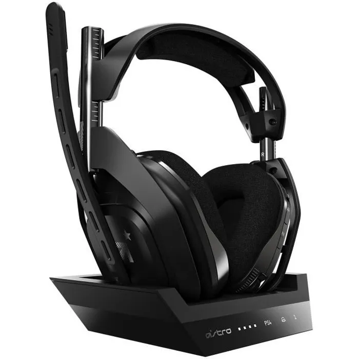 ASTRO A50 Auriculares Gaming Inalámbricos Estéreo Circumaural con Micrófono Unidireccional y Cancelación de Ruido - Negro ASTRO A50 Auriculares Gaming Inalámbricos Estéreo Circumaural con Micrófono Unidireccional y Cancelación de Ruido - Negro
