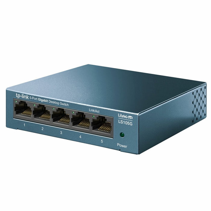 TP-Link LS105G Switch Gigabit Ethernet 5 Puertos Azul TP-Link LS105G Switch Gigabit Ethernet 5 Puertos Azul