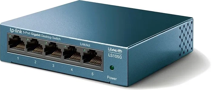 TP-Link LS105G Switch Gigabit Ethernet 5 Puertos Azul TP-Link LS105G Switch Gigabit Ethernet 5 Puertos Azul