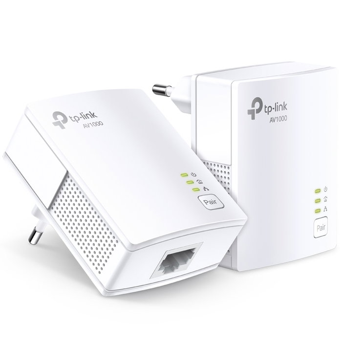 TP-Link TL-PA7017 KIT Adaptador Powerline AV1000 Gigabit (Pack de 2) TP-Link TL-PA7017 KIT Adaptador Powerline AV1000 Gigabit (Pack de 2)