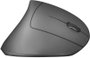 Trust Verto Wireless - Ratón inalámbrico ergonómico con 1600 DPI, receptor USB, 6 botones, diseño vertical - Negro
