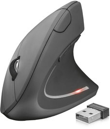 Trust Verto Wireless Ratón Ergonómico Inalámbrico 800/1200/1600 DPI