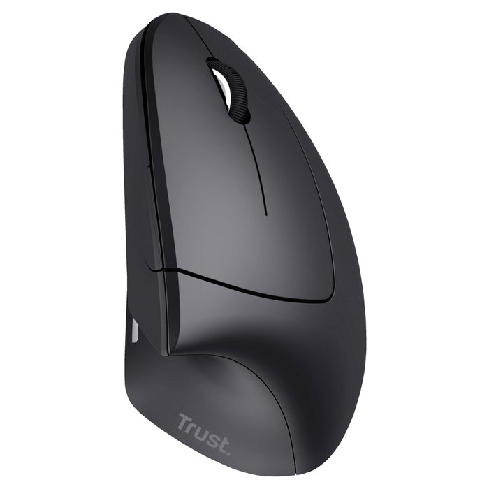 Trust Verto Ratón Ergonómico Vertical Inalámbrico Negro