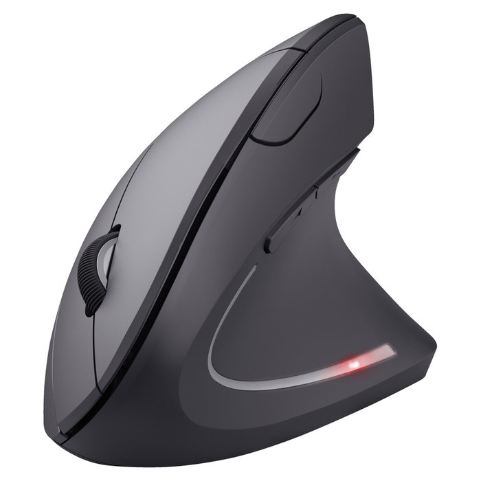 Trust Verto Ratón Ergonómico Vertical Inalámbrico Negro