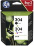 HP 304 Multipack Negro y Tricolor Original (3JB05AE)