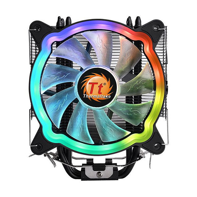 Thermaltake UX 200 ARGB Enfriador de CPU PWM | Ventilador 12cm | TDP 130W | Compatible AM4/115x | Iluminación ARGB