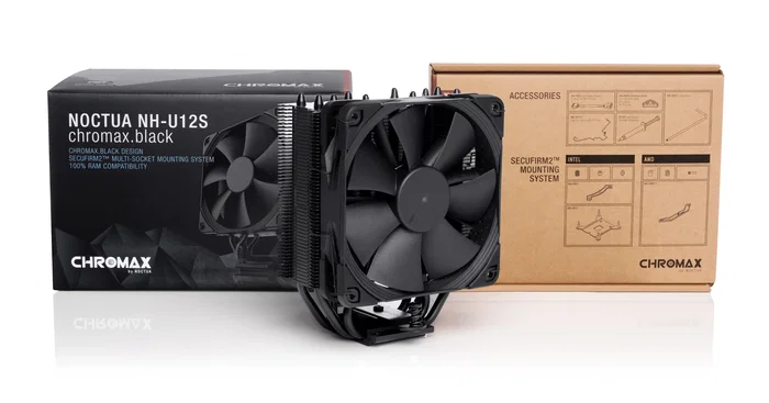 Noctua NH-U12S chromax.black Disipador de CPU 12 cm Negro