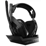 ASTRO A50 Auriculares Gaming Inalámbricos con Base Station para Xbox One/PC | Negro/Oro | Sonido Dolby Atmos | ASTRO Audio V2 | Diadema | Micrófono Boom