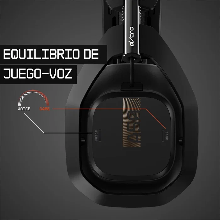 ASTRO A50 Auriculares Gaming Inalámbricos con Base Station para Xbox One/PC | Negro/Oro | Sonido Dolby Atmos | ASTRO Audio V2 | Diadema | Micrófono Boom ASTRO A50 Auriculares Gaming Inalámbricos con Base Station para Xbox One/PC | Negro/Oro | Sonido Dolby Atmos | ASTRO Audio V2 | Diadema | Micrófono Boom