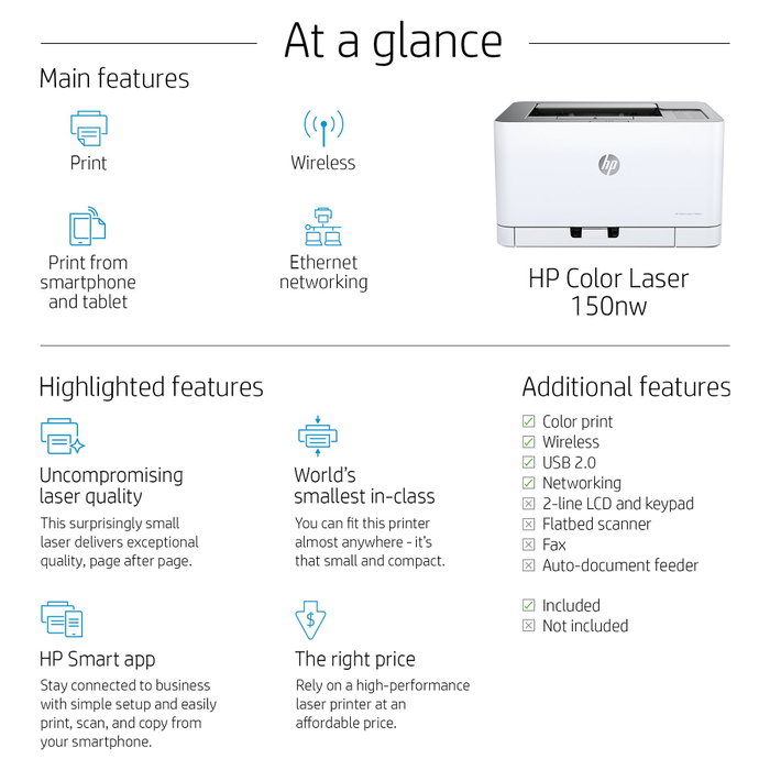 HP Color Laser 150nw HP Color Laser 150nw
