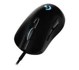 Logitech Ratón G403 Hero USB Gaming con Sensor HERO 25K, 25600 DPI, RGB LIGHTSYNC, Ergonómico, Negro