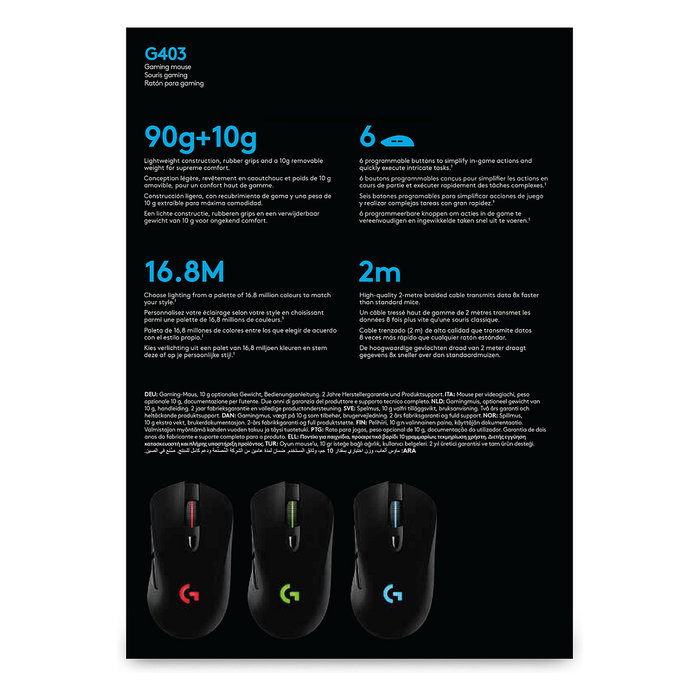 Logitech G403 HERO Gaming Mouse