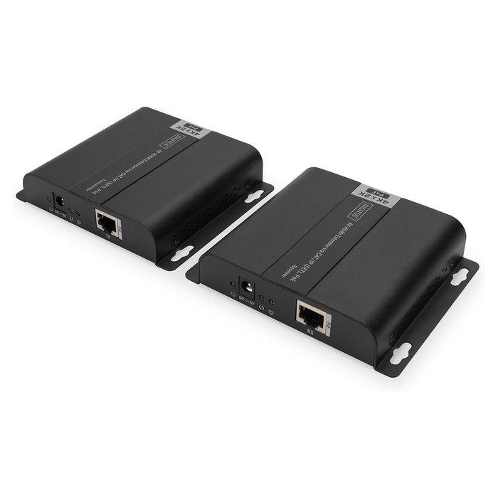 Digitus Extensor HDMI 4K über CAT/IP Set, PoE, 120m, Negro