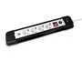 Equip Regleta 245553 con 4 Tomas y 2 Puertos USB, 1.5m