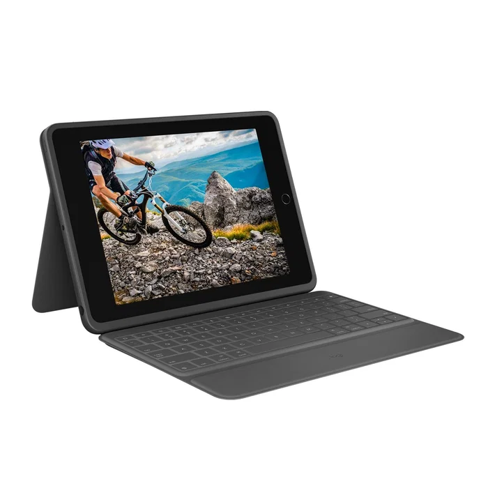 Logitech Rugged Folio Funda con Teclado para iPad 7.ª y 8.ª Gen, Negro Logitech Rugged Folio Funda con Teclado para iPad 7.ª y 8.ª Gen, Negro