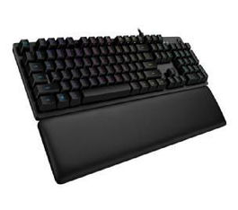 Logitech G513 Teclado Gaming Mecánico Retroiluminación RGB USB con Interruptores GX Blue, Reposamanos Extraíble y Aleación de Aluminio - Negro