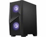 MSI MAG Forge 100M Caja Ordenador Torre Media, ATX/Micro-ATX/Mini-ITX, Lateral Cristal Templado, Ventiladores RGB, USB 3.0, Negro