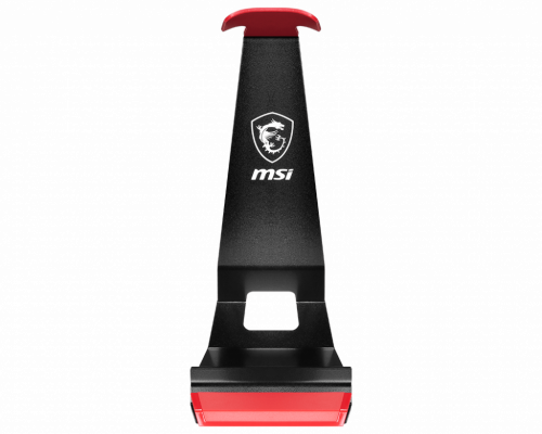 MSI E22-GA60010-CLA Soporte para Auriculares Negro/Rojo, Accesorio para Auriculares
