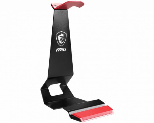 MSI E22-GA60010-CLA Soporte para Auriculares Negro/Rojo, Accesorio para Auriculares
