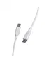 Muvit MCUSC0008 Cable USB Tipo-C Macho a USB Tipo-C Macho 1.2m, Carga Rápida 60W 3A y Datos, Blanco, 100% Reciclable, USB 2.0