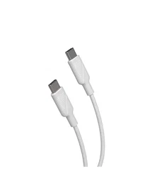 Muvit Cable USB 2.0 Tipo-C a Tipo-C MCUSC0008 1.2m Blanco
