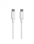 Muvit Cable USB 2.0 Tipo-C a Tipo-C MCUSC0008 1.2m Blanco