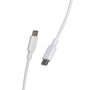 Muvit Cable USB 2.0 Tipo-C a Tipo-C MCUSC0008 1.2m Blanco