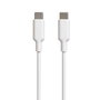 Muvit Cable USB 2.0 Tipo-C a Tipo-C MCUSC0008 1.2m Blanco
