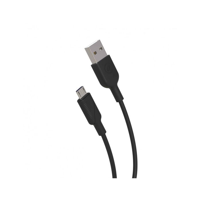 muvit for change cable USB a Micro USB 2,4A/10W 1,2m negro