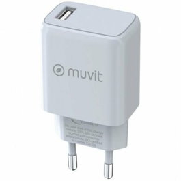 Muvit For Change Cargador de Pared MCACC0002 15W USB-A Blanco