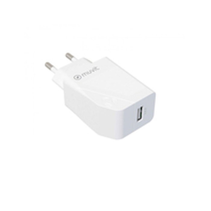 Muvit For Change Cargador de Pared MCACC0002 15W USB-A Blanco