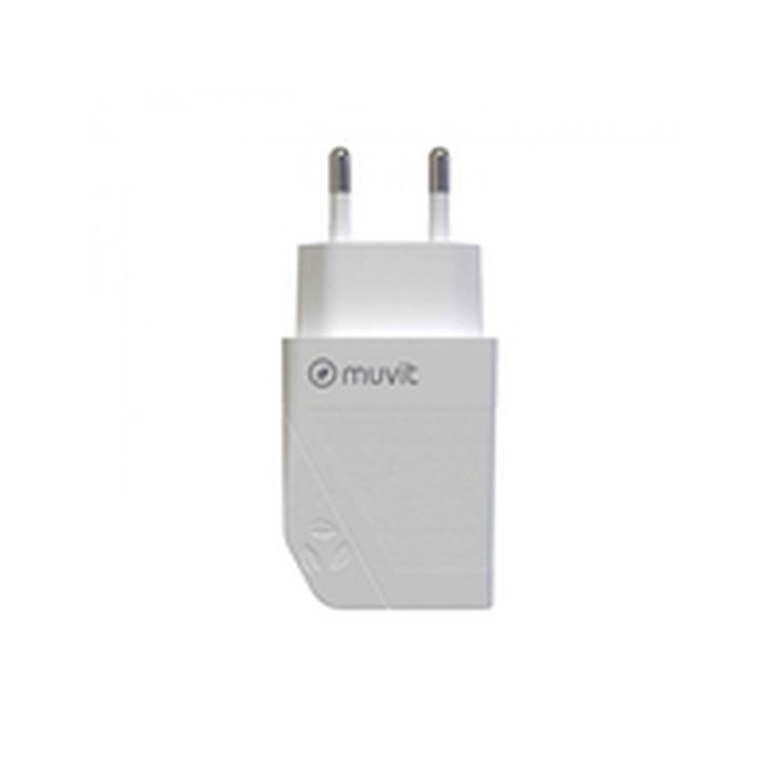 Muvit For Change Cargador de Pared MCACC0002 15W USB-A Blanco