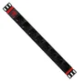 WP WPN-PDU-C01-08 PDU de Rack 1U, 8 Tomas Schuko con Interruptor On/Off, 3500W, Cable 2m, Negro y Rojo