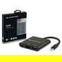 Conceptronic DONN01B Adaptador USB-C a HDMI/USB-A/60W PD, 15cm